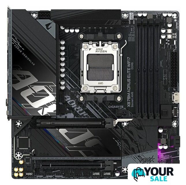 Материнская плата Gigabyte X870M Aorus Elite WiFi7 - Изображение №1 — Интернет-магазин Your Sale