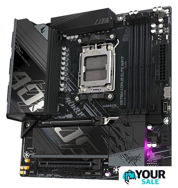 Материнская плата Gigabyte X870M Aorus Elite WiFi7 - Изображение №2 — Интернет-магазин Your Sale