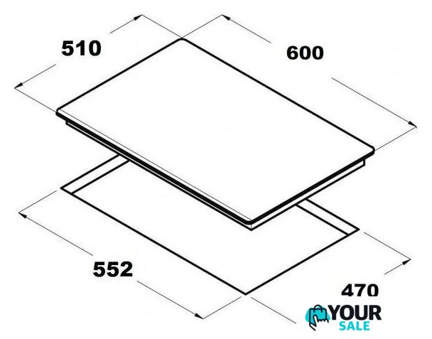 Варочная панель Schtoff H6001C02IS Black - Изображение №4 — Интернет-магазин Your Sale