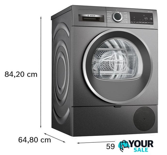 Сушильная машина Bosch Serie 6 WQG243CRPL - Изображение №7 — Интернет-магазин Your Sale