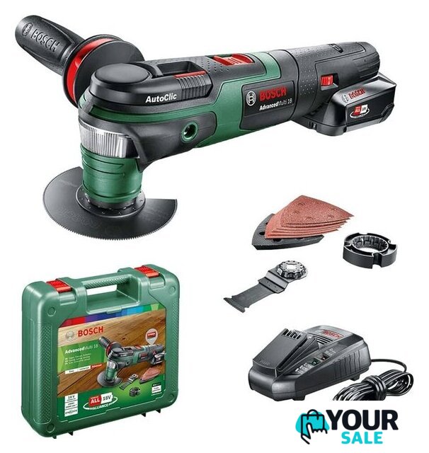 Реноватор Bosch AdvancedMulti 18 0603104001 (с 1-им АКБ, кейс) - Изображение №1 — Интернет-магазин Your Sale