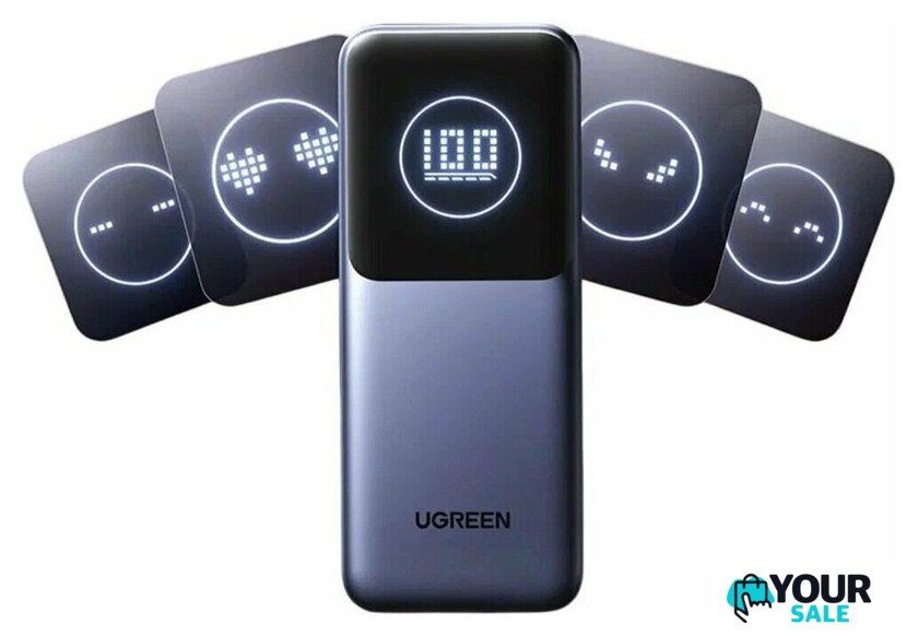 Внешний аккумулятор Ugreen PB723 20000mAh (серый) - Изображение №4 — Интернет-магазин Your Sale