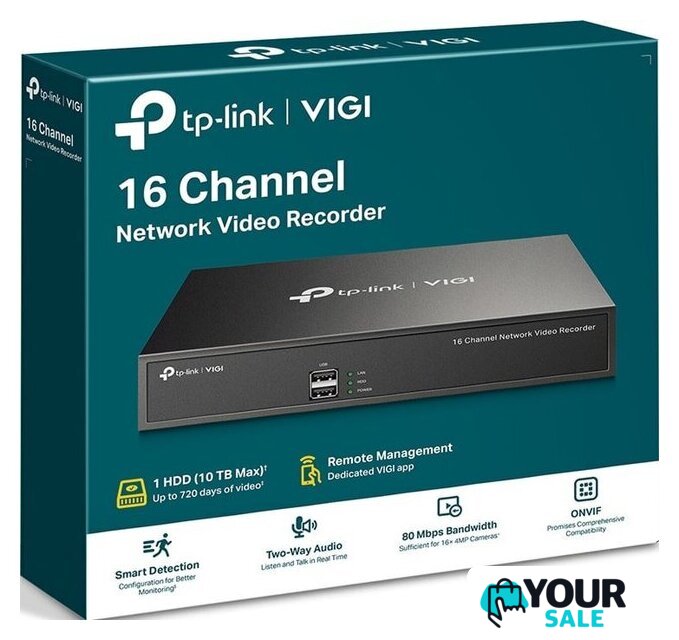 Сетевой видеорегистратор TP-Link Vigi NVR1016H - Изображение №7 — Интернет-магазин Your Sale