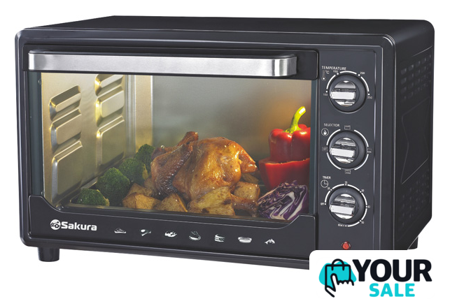 Мини-печь Sakura SA-7001BP - Изображение №1 — Интернет-магазин Your Sale