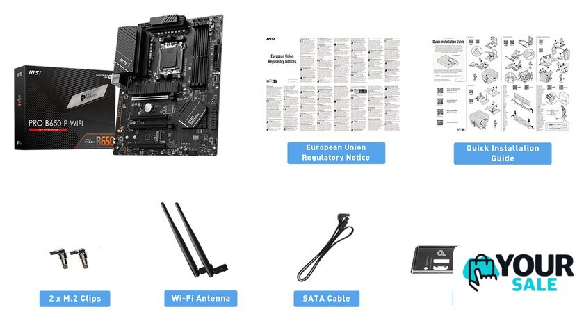 Материнская плата MSI PRO B650-P WiFi - Изображение №2 — Интернет-магазин Your Sale