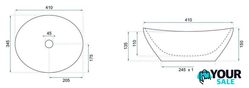 Умывальник Rea REAU8749 - Изображение №6 — Интернет-магазин Your Sale