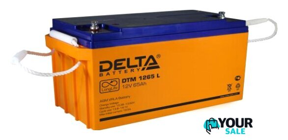 Аккумулятор для ИБП Delta DTM 1265 L (12В/65 А·ч) - Изображение №1 — Интернет-магазин Your Sale