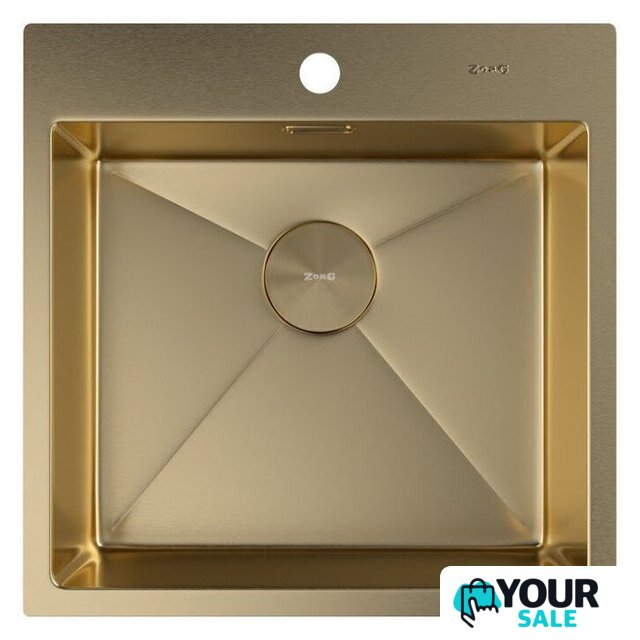 Кухонная мойка ZorG Zerox 51 IF PVD Gold - Изображение №3 — Интернет-магазин Your Sale