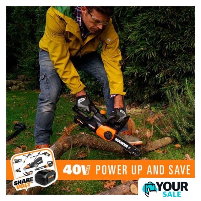 Аккумуляторная пила Worx WG384E.9 (без АКБ) - Изображение №4 — Интернет-магазин Your Sale