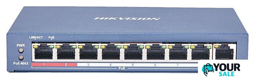 Неуправляемый коммутатор Hikvision DS-3E0109P-E(C) - Изображение №1 — Интернет-магазин Your Sale
