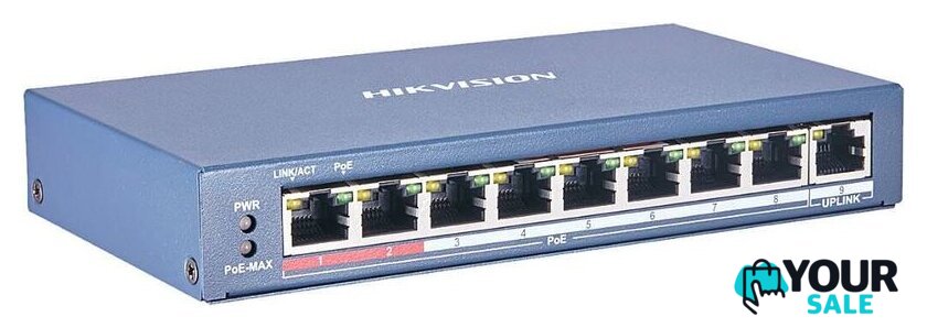 Неуправляемый коммутатор Hikvision DS-3E0109P-E(C) - Изображение №2 — Интернет-магазин Your Sale