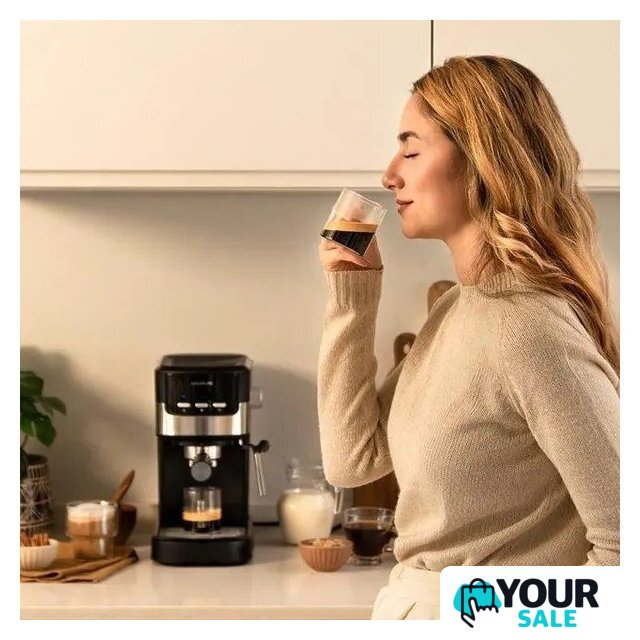 Рожковая кофеварка Cecotec Power Espresso 20 Pecan - Изображение №4 — Интернет-магазин Your Sale