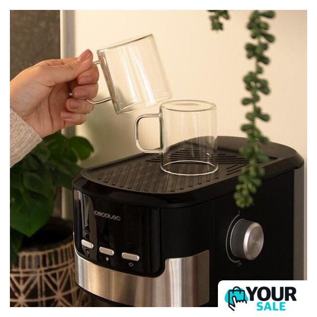 Рожковая кофеварка Cecotec Power Espresso 20 Pecan - Изображение №6 — Интернет-магазин Your Sale