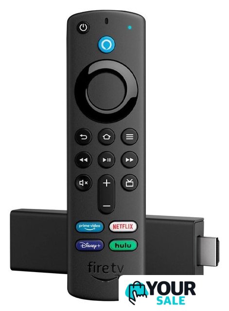 Смарт-приставка Amazon Fire TV Stick 4K (с пультом Alexa Voice 3-го поколения) - Изображение №1 — Интернет-магазин Your Sale