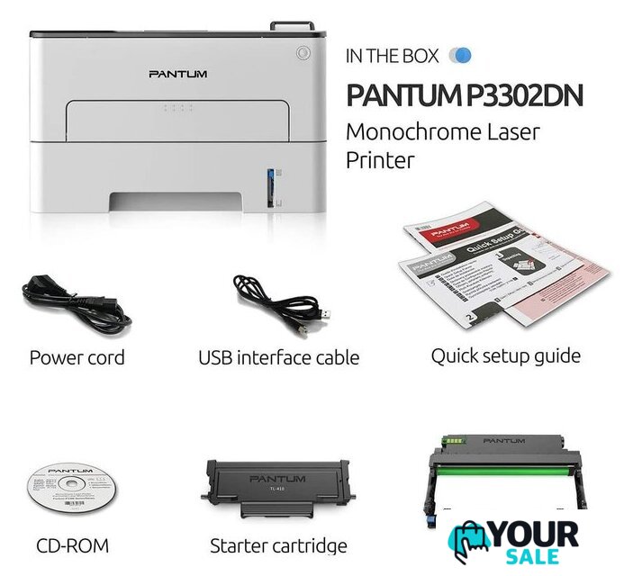 Принтер Pantum P3302DN - Изображение №3 — Интернет-магазин Your Sale