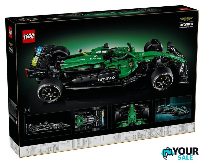 Конструктор LEGO Technic 42240 Aston Martin Aramco AMR25 F1 - Изображение №23 — Интернет-магазин Your Sale