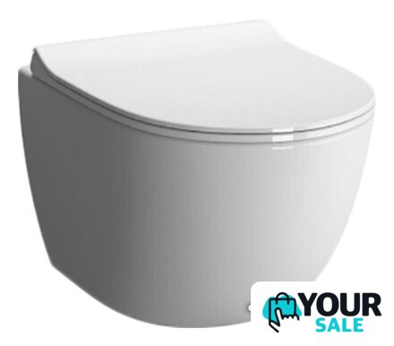 Унитаз подвесной Vitra Rim-Ex Sento 7748B003-0075 (без сиденья) - Изображение №1 — Интернет-магазин Your Sale