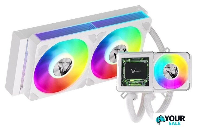 Система жидкостного охлаждения для процессора Formula Cryo Wing Digi 240 (белый) - Изображение №2 — Интернет-магазин Your Sale