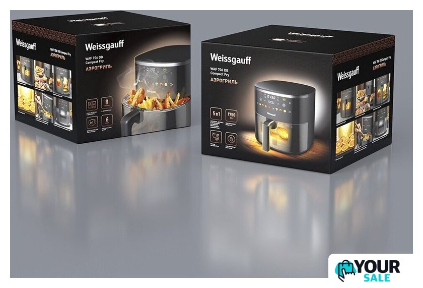 Аэрогриль (аэрофритюрница) Weissgauff WAF 706 DB Compact Fry - Изображение №31 — Интернет-магазин Your Sale