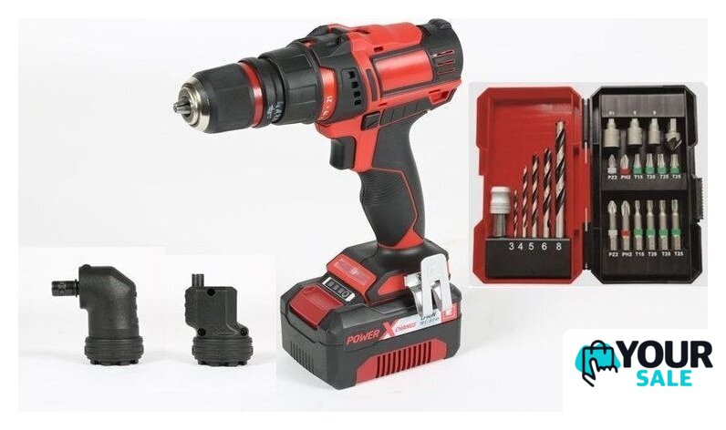 Дрель-шуруповерт Einhell E-CD 18/45 3X-Li 4513990 (с 1-им АКБ, кейс) - Изображение №3 — Интернет-магазин Your Sale