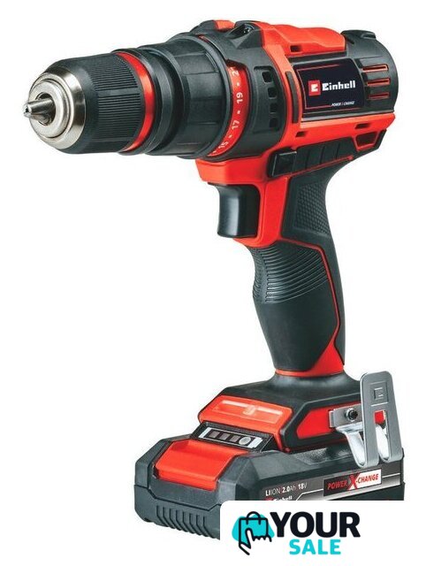 Дрель-шуруповерт Einhell E-CD 18/45 3X-Li 4513990 (с 1-им АКБ, кейс) - Изображение №1 — Интернет-магазин Your Sale