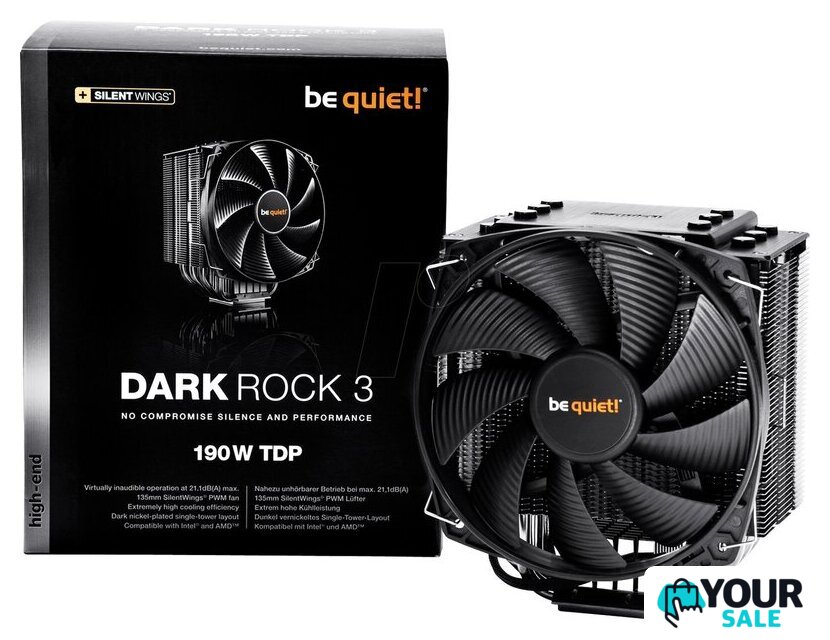 Кулер для процессора be quiet! Dark Rock 3 [BK018] - Изображение №5 — Интернет-магазин Your Sale