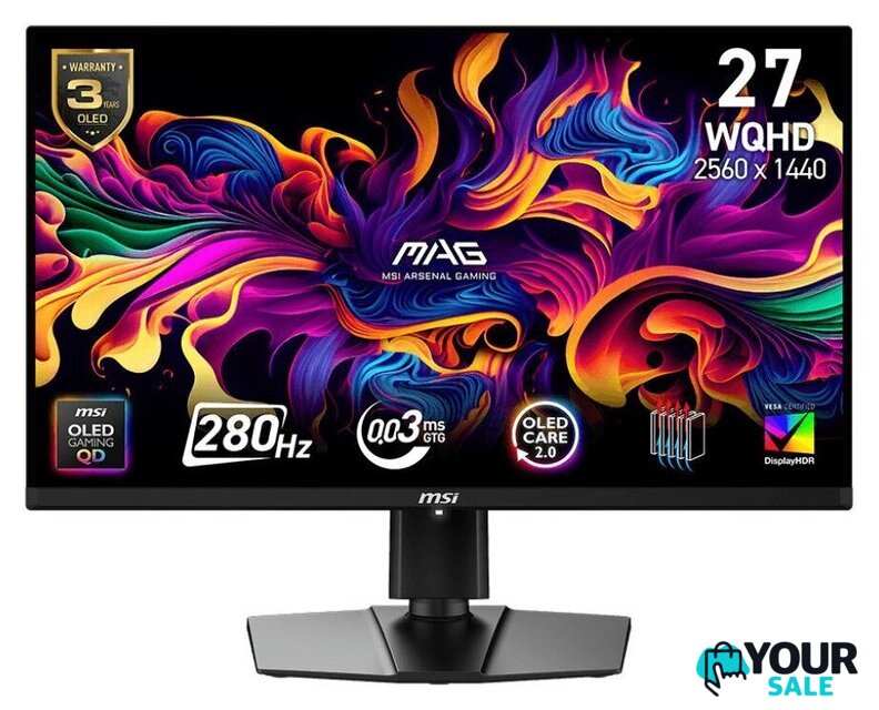 Игровой монитор MSI MAG 271QP QD-OLED X28 - Изображение №1 — Интернет-магазин Your Sale