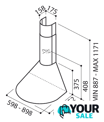 Кухонная вытяжка Elica TONDA IX F/60 - Изображение №6 — Интернет-магазин Your Sale