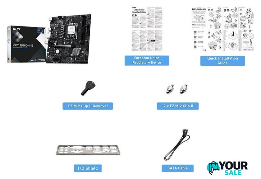 Материнская плата MSI Pro B860M-E - Изображение №6 — Интернет-магазин Your Sale