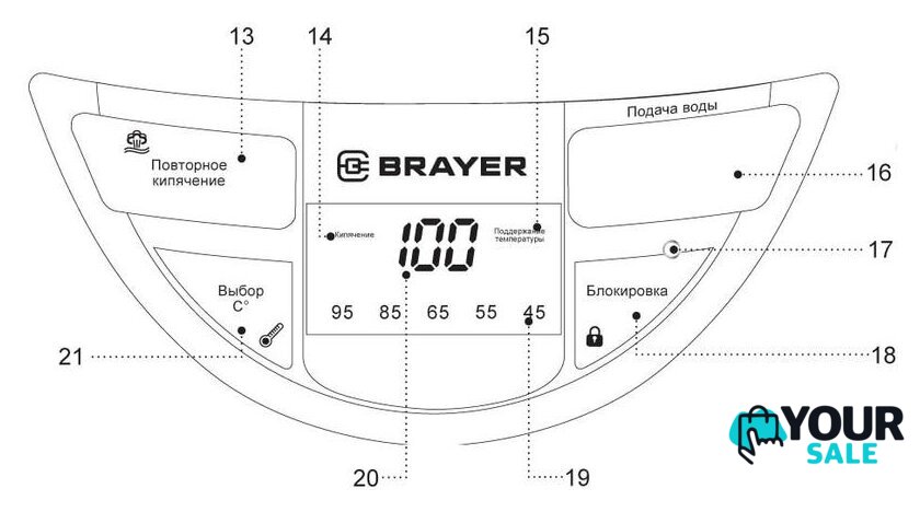 Термопот Brayer BR1091 - Изображение №2 — Интернет-магазин Your Sale