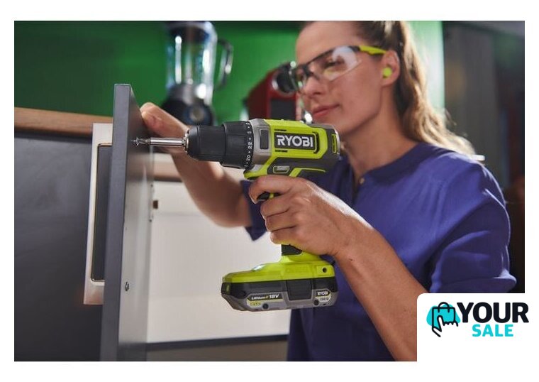 Дрель-шуруповерт Ryobi RDD18-1C20S 5133005519 (с 1-им АКБ 2 Ач, сумка) - Изображение №3 — Интернет-магазин Your Sale