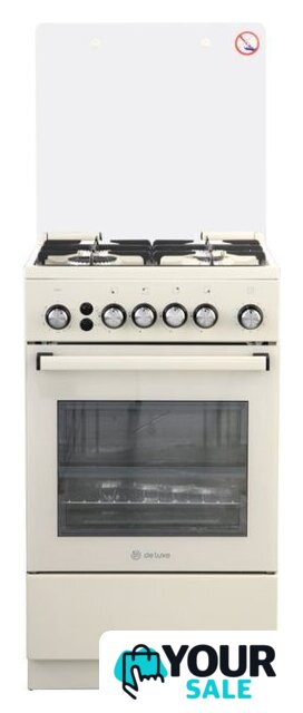 Кухонная плита De luxe 5040.30Г (КР) Ч/Р-013 - Изображение №1 — Интернет-магазин Your Sale