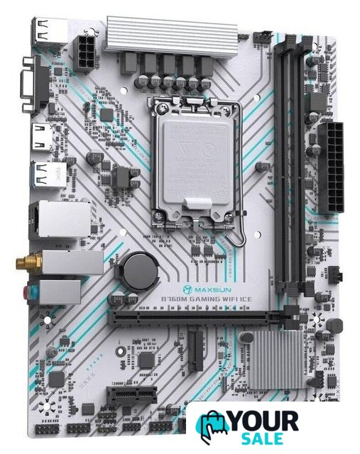 Материнская плата Maxsun B760M Gaming WiFi Ice - Изображение №2 — Интернет-магазин Your Sale