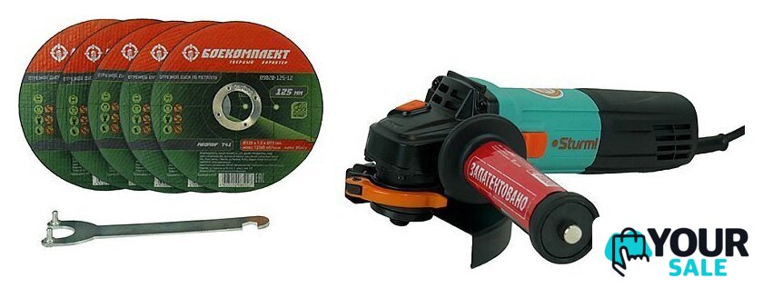 Угловая шлифмашина Sturm AG90125E - Изображение №1 — Интернет-магазин Your Sale