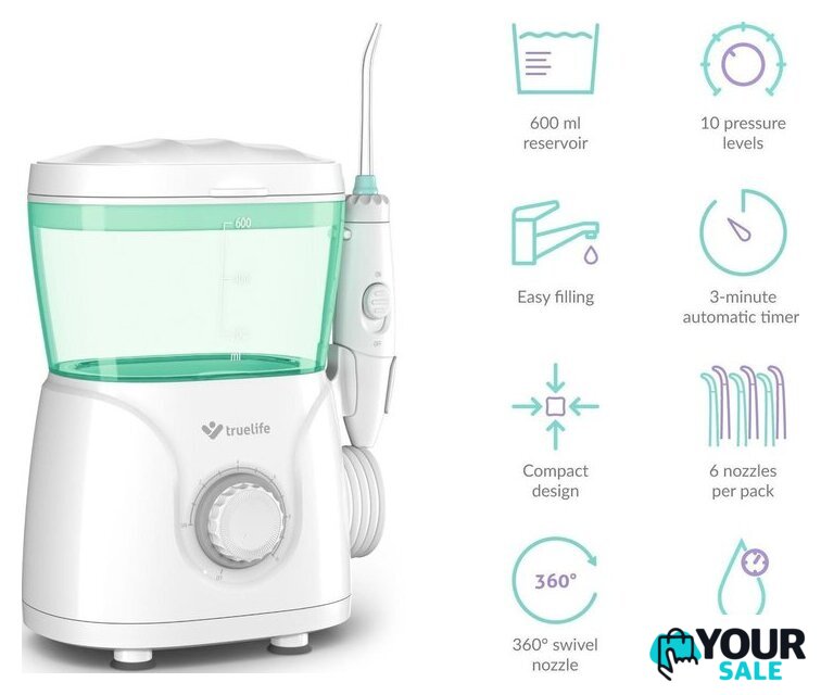 Ирригатор  TrueLife Aquafloss Station S600 - Изображение №3 — Интернет-магазин Your Sale
