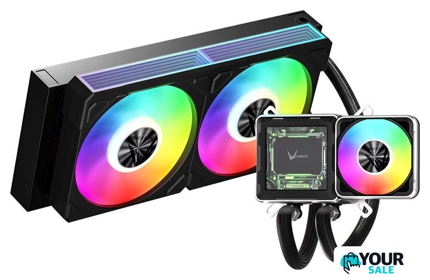Система жидкостного охлаждения для процессора Formula Cryo Wing Digi 240 (черный) - Изображение №2 — Интернет-магазин Your Sale