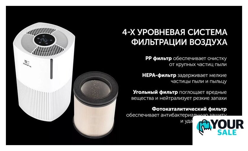 Очиститель воздуха Polaris PPA 2025 WIFI IQ Home - Изображение №8 — Интернет-магазин Your Sale