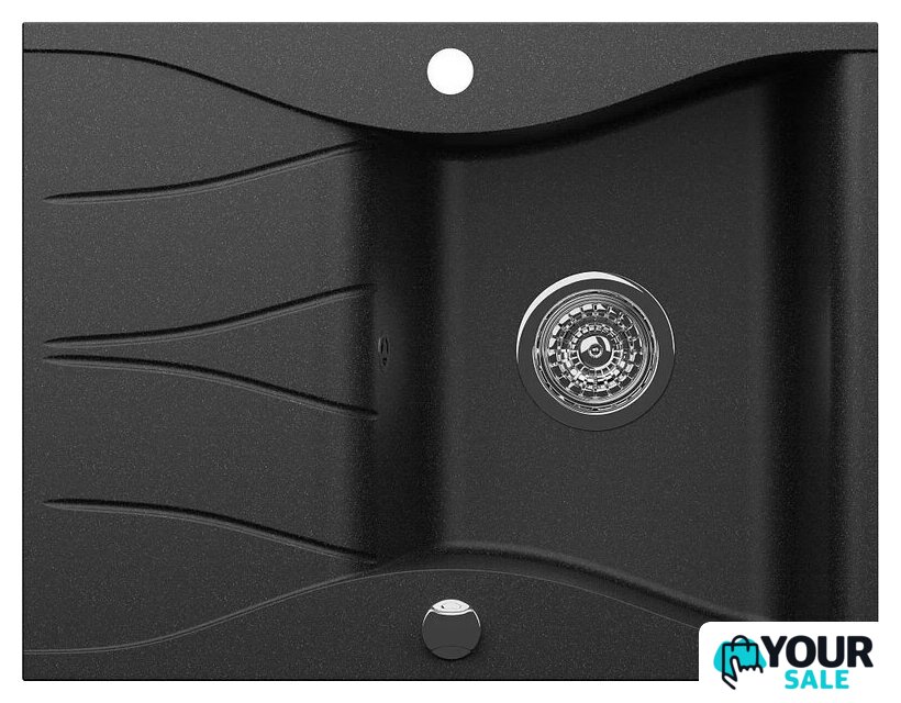 Кухонная мойка Kernau KGS O 4565 1B1D Black Metallic - Изображение №1 — Интернет-магазин Your Sale