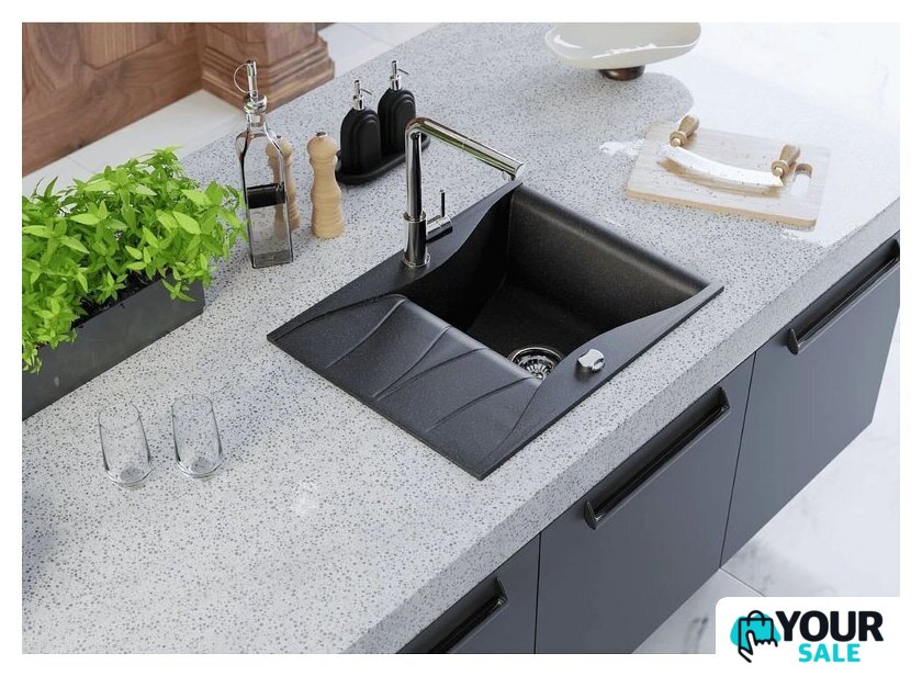 Кухонная мойка Kernau KGS O 4565 1B1D Black Metallic - Изображение №7 — Интернет-магазин Your Sale