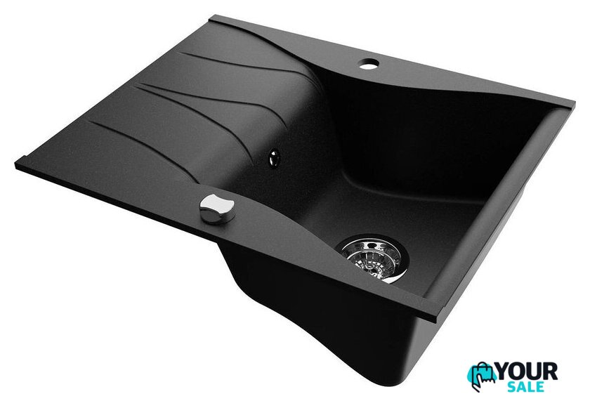Кухонная мойка Kernau KGS O 4565 1B1D Black Metallic - Изображение №3 — Интернет-магазин Your Sale