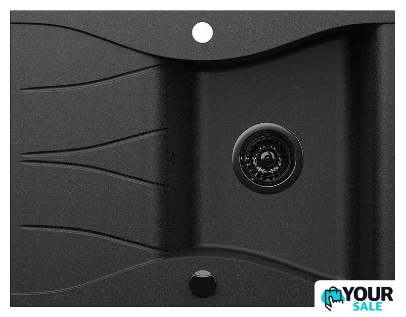 Кухонная мойка Kernau KGS O 4565 1B1D Black Metallic - Изображение №2 — Интернет-магазин Your Sale