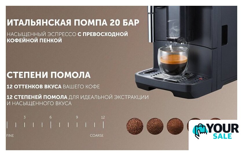 Кофемашина Polaris PACM 2048SW - Изображение №15 — Интернет-магазин Your Sale
