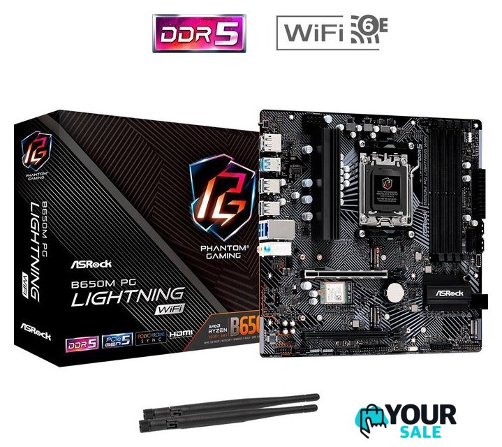 Материнская плата ASRock B650M PG Lightning WiFi - Изображение №6 — Интернет-магазин Your Sale