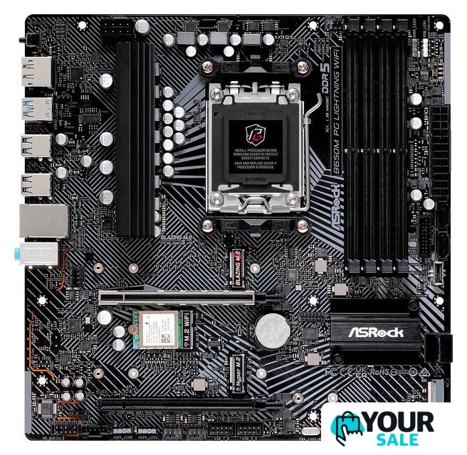 Материнская плата ASRock B650M PG Lightning WiFi - Изображение №1 — Интернет-магазин Your Sale