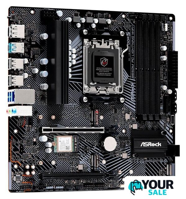 Материнская плата ASRock B650M PG Lightning WiFi - Изображение №4 — Интернет-магазин Your Sale