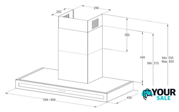 Кухонная вытяжка Korting KHC 6877 N - Изображение №2 — Интернет-магазин Your Sale