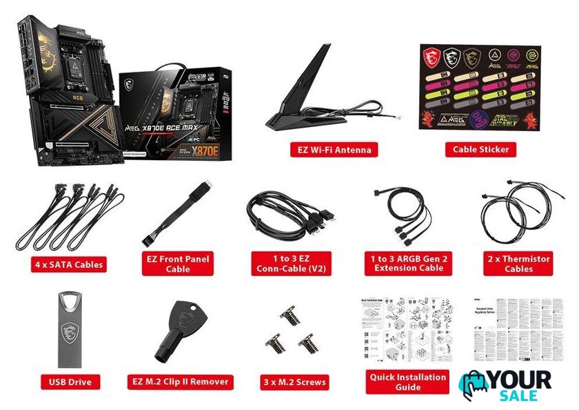 Материнская плата MSI MEG X870E Ace Max - Изображение №6 — Интернет-магазин Your Sale