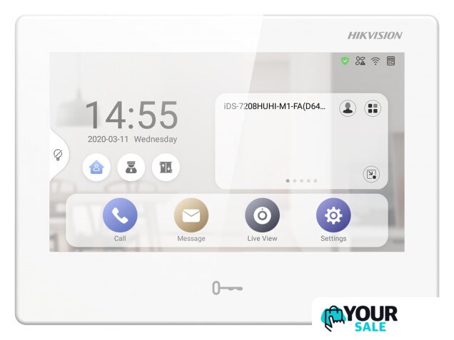 Монитор Hikvision DS-KH9310-WTE1 (белый) - Изображение №1 — Интернет-магазин Your Sale