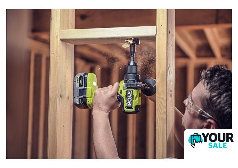 Ударная дрель-шуруповерт Ryobi RPD18X-242S 5133005283 (с 2-мя АКБ 2 Ач+4 Ач, сумка) - Изображение №4 — Интернет-магазин Your Sale