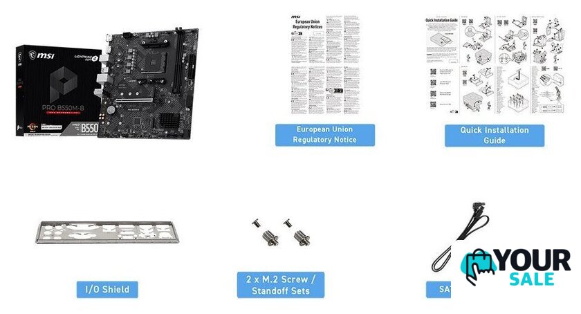 Материнская плата MSI Pro B550M-B - Изображение №6 — Интернет-магазин Your Sale